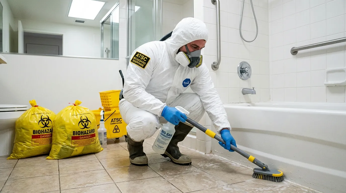 Decontamination equipment deployed for Blood Cleanup in Reedley